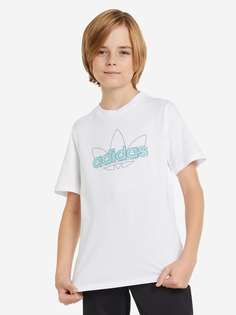 Футболка для мальчиков adidas Sport Collection Graphic, Белый, размер 128