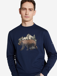 Лонгслив мужской Columbia Blue Reef LS Graphic Tee, Синий, размер 54