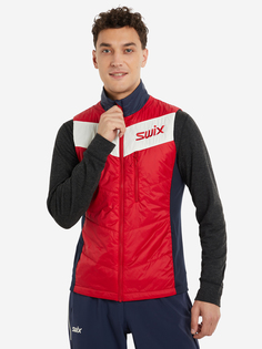 Жилет утепленный мужской Swix Surmount, Красный, размер 48