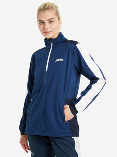 Куртка cофтшелл женская Swix Cross, Синий, размер 50