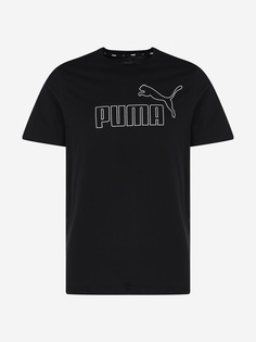 Футболка мужская PUMA ESS+ Big Outline, Черный, размер 48-50