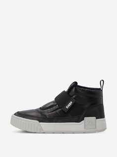 Кеды утепленные женские Kappa Rebelle Puffy WNTR, Черный, размер 35.5