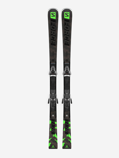Горные лыжи + крепления Salomon E S/Force Ti.76 + Z12, Серый, размер 170