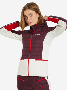 Куртка утепленные женская Swix Horizon, Красный, размер 42
