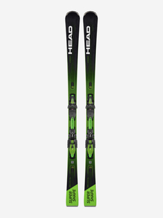 Горные лыжи Head Supershape E-Magnum SF-PR + Head PRD 12 GW Brake 85, Зеленый, размер 170