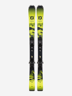 Горные лыжи детские + крепления Volkl Deacon Junior vMotion, Желтый, размер 130