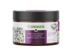 Скраб для тела Synergetic Подтягивающий Цветущий инжир и лотос 300ml 4607971452751