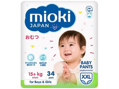 Подгузники Mioki Трусики XXL 15+кг 34шт