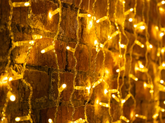 Гирлянда Neon-Night Светодиодный Дождь 2x0.8m 160 LED Warm-White 235-106
