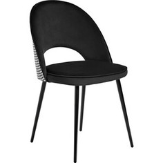 Стул Bradex Leo чёрный с жаккардом (RF 0267)