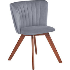 Стул Bradex Bella серый, темный орех (RF 0073)