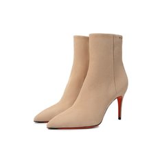 Замшевые ботильоны Santoni