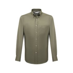 Хлопковая рубашка Brunello Cucinelli