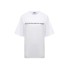 Хлопковая футболка MSGM