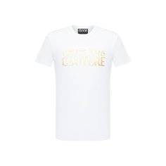Хлопковая футболка Versace Jeans Couture