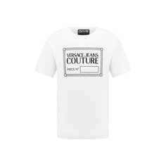 Хлопковая футболка Versace Jeans Couture