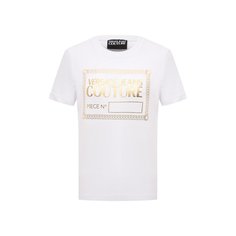 Хлопковая футболка Versace Jeans Couture