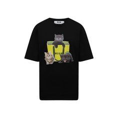 Хлопковая футболка MSGM