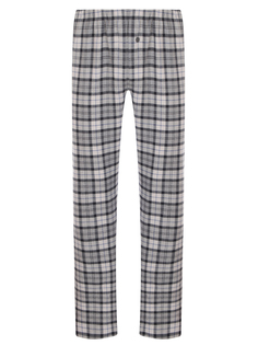 Брюки хлопковые в клетку Zimmerli