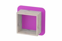 Полка навесная малая Скаут фуксия Hoff