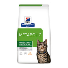 Сухой корм для кошек Hills Prescription Diet Metabolic, диетический, курица, 1,5кг