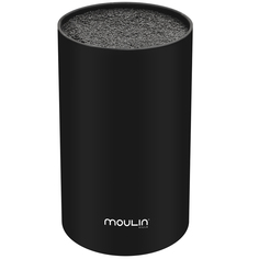 Подставка для ножей универсальная Moulin Villa, 18x11 см, чёрная