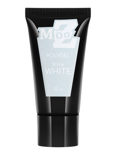 Гель для ногтей MOOZ Shine White наращивание полигель моделирующий твердый 30 мл