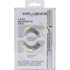 Магнитные накладные ресницы Influence Beauty Lash Magnetic Pro с магнитным лайнером