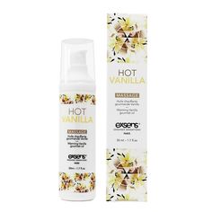 Разогревающее массажное масло Exsens Gourmet Hot Vanilla ваниль 50 мл