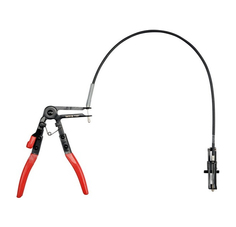 Щипцы Для Хомутов Угловые С Тросиком, Рукоятки - 210 Мм, Тросик - 690 Мм, Захват - Max 42 Yato
