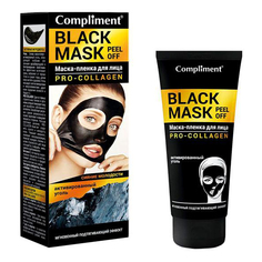Маска-пленка для лица Compliment Black Mask Pro-Collagen 80 мл