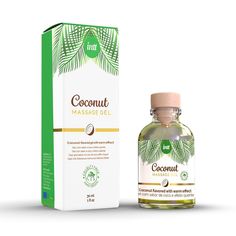 Массажный гель с ароматом кокоса Coconut 30 мл Intt