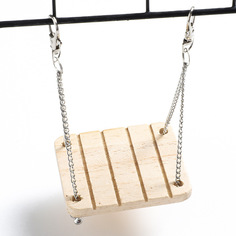 Качели для грызунов Bentfores деревянные с бубенчиком