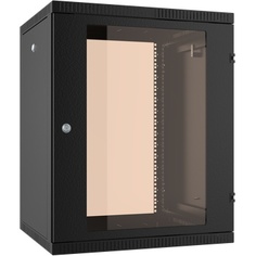 Шкаф настенный 19", 6U NT WALLBOX 6-66 B 084688 черный, 600*650, дверь стекло-металл НТ