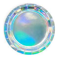 Тарелки одноразовые Дон Баллон Перламутровый блеск бумажные 18 см 6 шт.