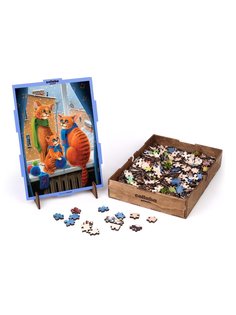 Пазлы деревянные Collaba puzzle триКОТАж, 504 детали, 962254