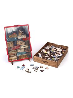 Пазлы деревянные Collaba puzzle Красные ботиночки, 504 детали, 962251