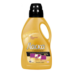 Гель для стирки Ласка Уход и восстановление для всех типов тканей 3 л