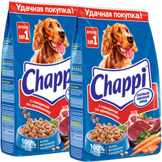 CHAPPI CHAPPI ГОВЯДИНА ПО-ДОМАШНЕМУ для взрослых собак всех пород (2,5 + 2,5 кг)