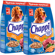 CHAPPI CHAPPI МЯСНОЕ ИЗОБИЛИЕ для взрослых собак всех пород (2,5 + 2,5 кг)