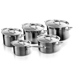 Набор посуды из нержавеющей стали из 5 частей Le Creuset
