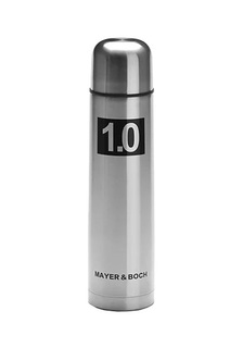 Термос Mayer&Boch 27609 1 л серебристый/черный ASI Accessories