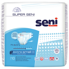 Подгузники для взрослых Super SENI extra small, 10 шт.