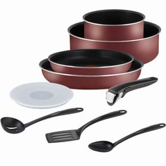 Набор посуды TEFAL Ingenio RED 4186840, 9 предметов