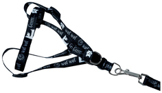 Комплект Пушистое счастье Grrr...wof шлейка 36-49 см,поводок 120х1,5 см