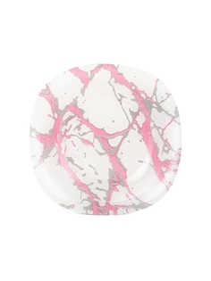 Тарелка глубокая Luminarc Marble Pink Silver 21 см