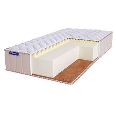Матрас Beautyson Roll Foam 18 Massage Cocos Lux, 125х140, 24 см, беспружинный