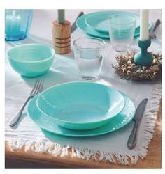 Набор столовый PAMPILLE TURQUOISE 18 предметов Q6154 Luminarc