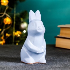 Копилка "Кроша" 13см, голубая Кунгурская керамика