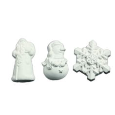 Набор под раскраску с подвесом "Новогодний" 10х7см 3шт Хорошие сувениры